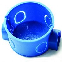 Коробка установочная GUSI СП 60x40мм С3М1.1 блочная синий картинка 